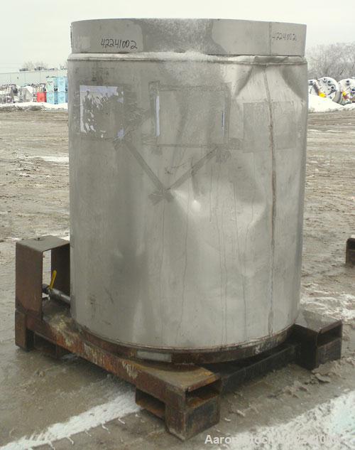 Used Stainless Steel Fabricated Metals Inc Liqua-Bin Liquid Tote