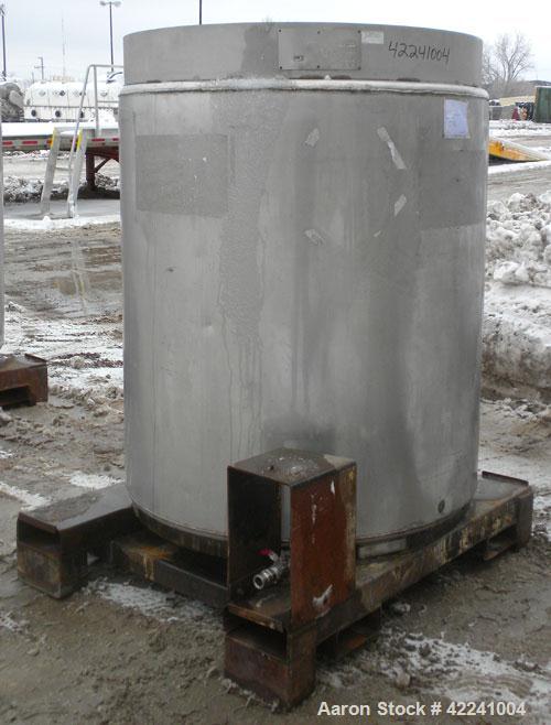 Used- Stainless Steel Fabricated Metals Inc Liqua-Bin Liquid Tote