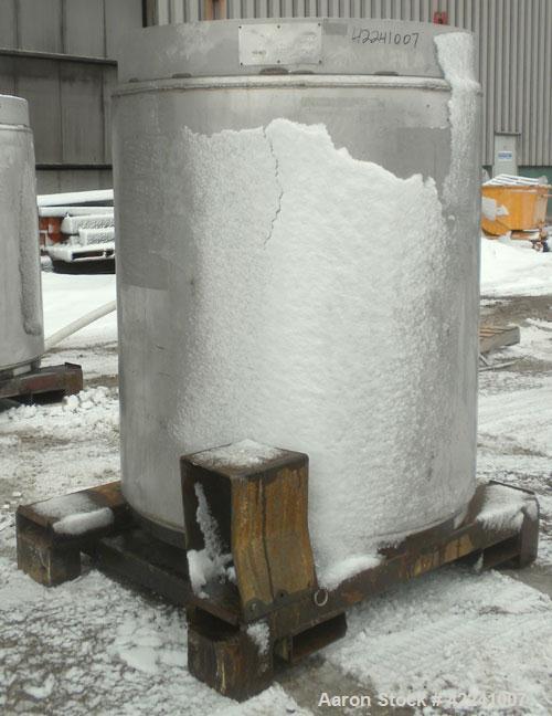 Used Stainless Steel Fabricated Metals Inc Liqua-Bin Liquid Tote