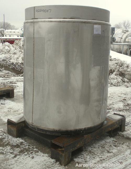 Used Stainless Steel Fabricated Metals Inc Liqua-Bin Liquid Tote