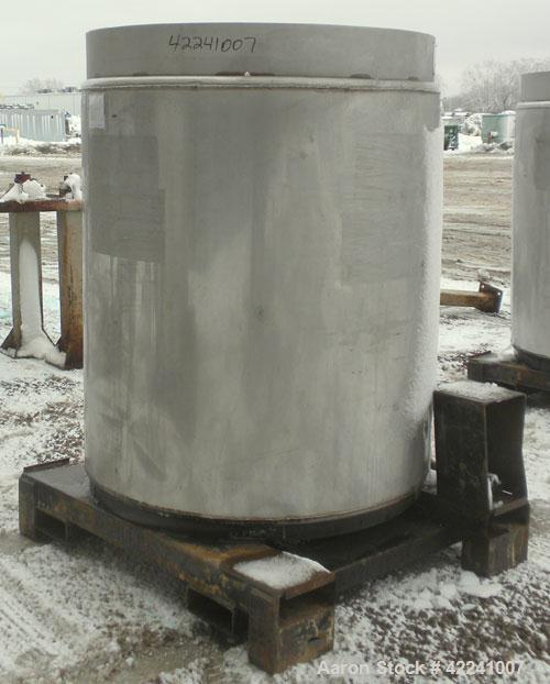 Used Stainless Steel Fabricated Metals Inc Liqua-Bin Liquid Tote