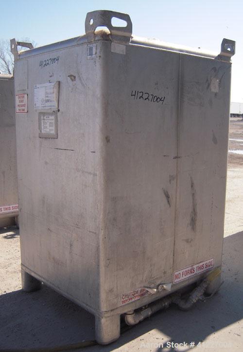 Used Hoover Materials Stackable Liquid Tote Bin,