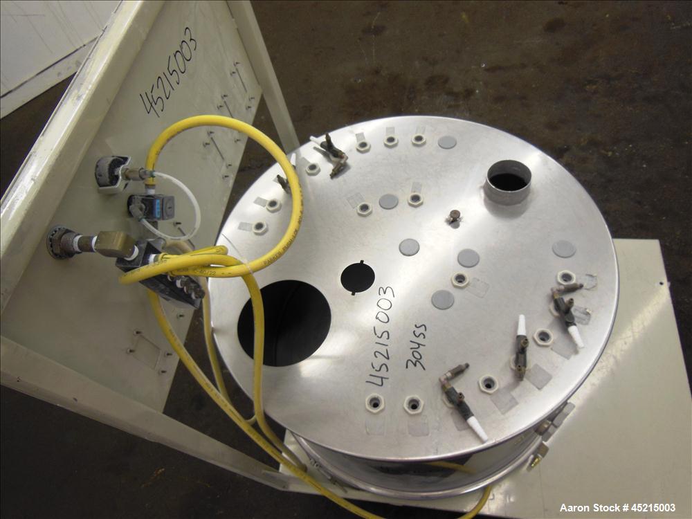 Used Stainless Steel ITW Gema Powder Coating Fluidization Hopper