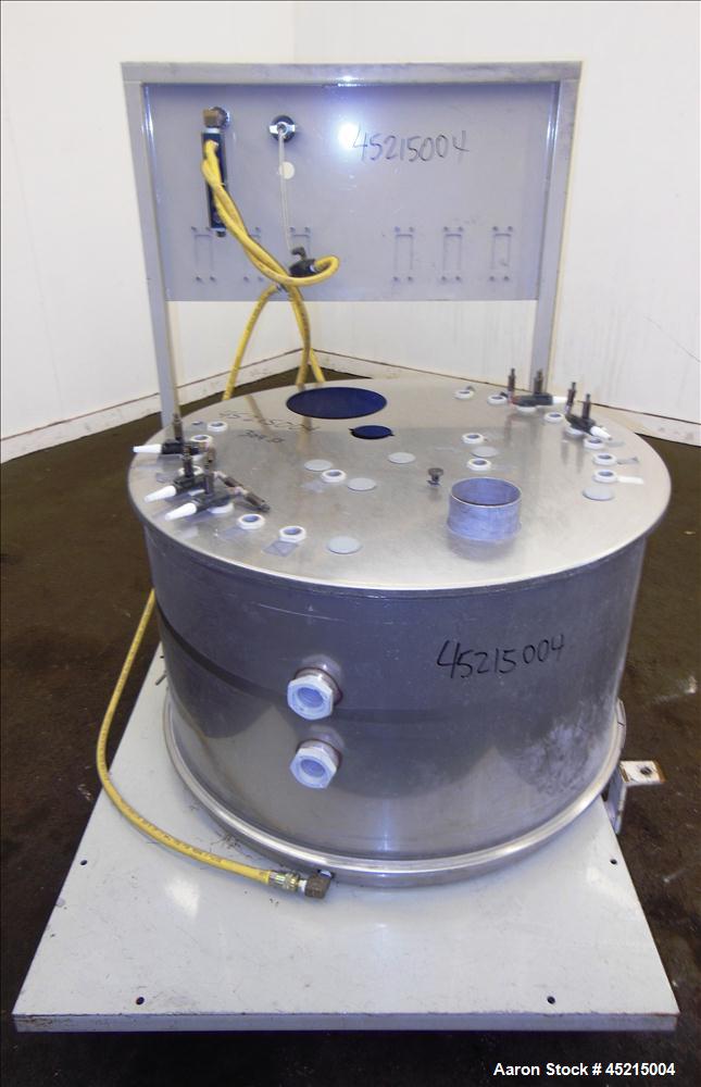 Used Stainless Steel ITW Gema Powder Coating Fluidization Hopper