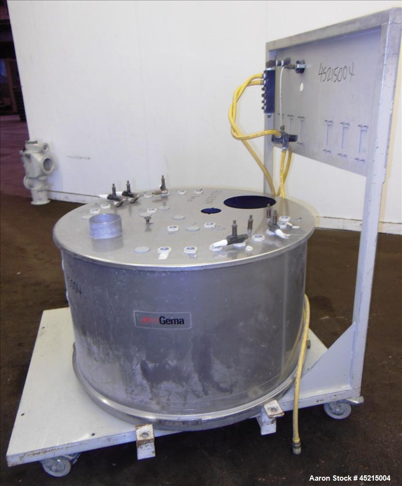 Used Stainless Steel ITW Gema Powder Coating Fluidization Hopper