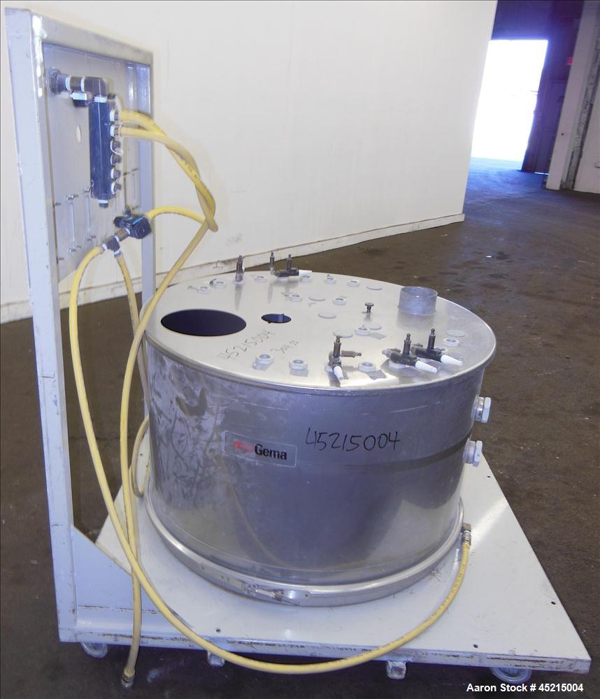 Used Stainless Steel ITW Gema Powder Coating Fluidization Hopper