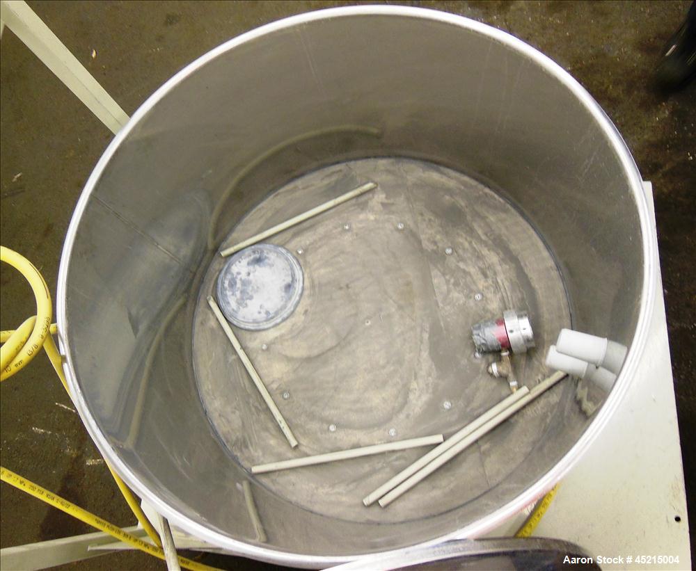Used Stainless Steel ITW Gema Powder Coating Fluidization Hopper