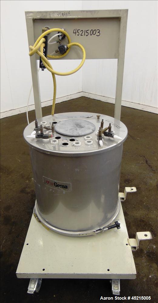 Used- Stainless Steel ITW Gema Powder Coating Fluidization Hopper