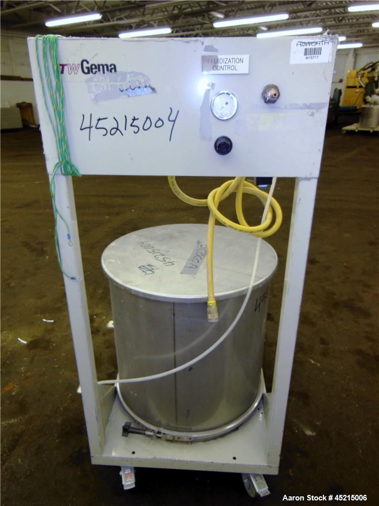 Used ITW Gema Powder Coating Fluidization Hopper