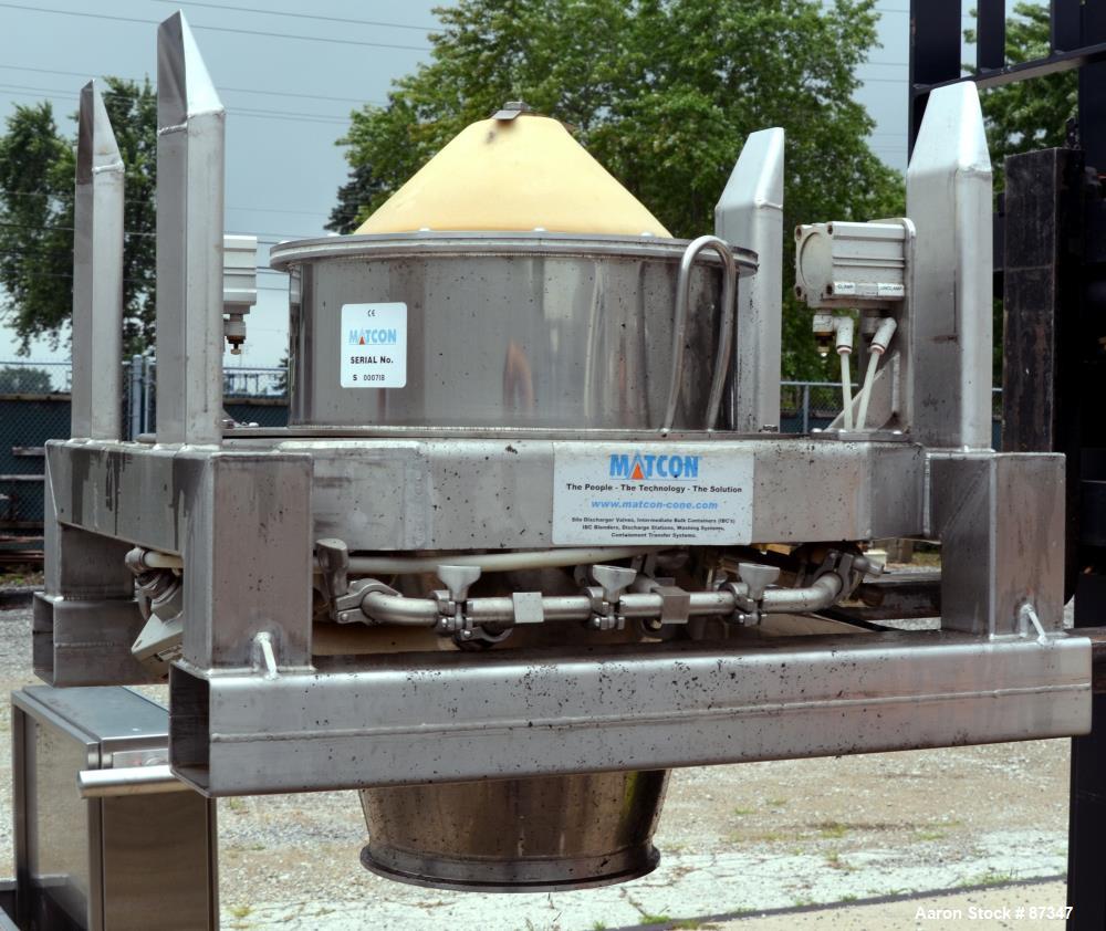 Used Stainless Steel Matcon Pharma Smartdrum System