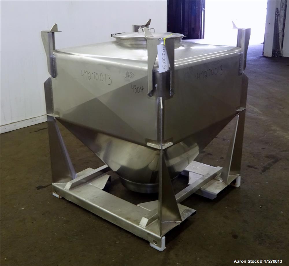 Used Matcon "S" Series Intermediate Bulk Container, Approximately 35.3 Cubic Fe