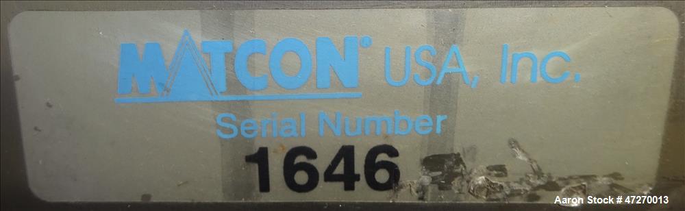 Used Matcon "S" Series Intermediate Bulk Container, Approximately 35.3 Cubic Fe