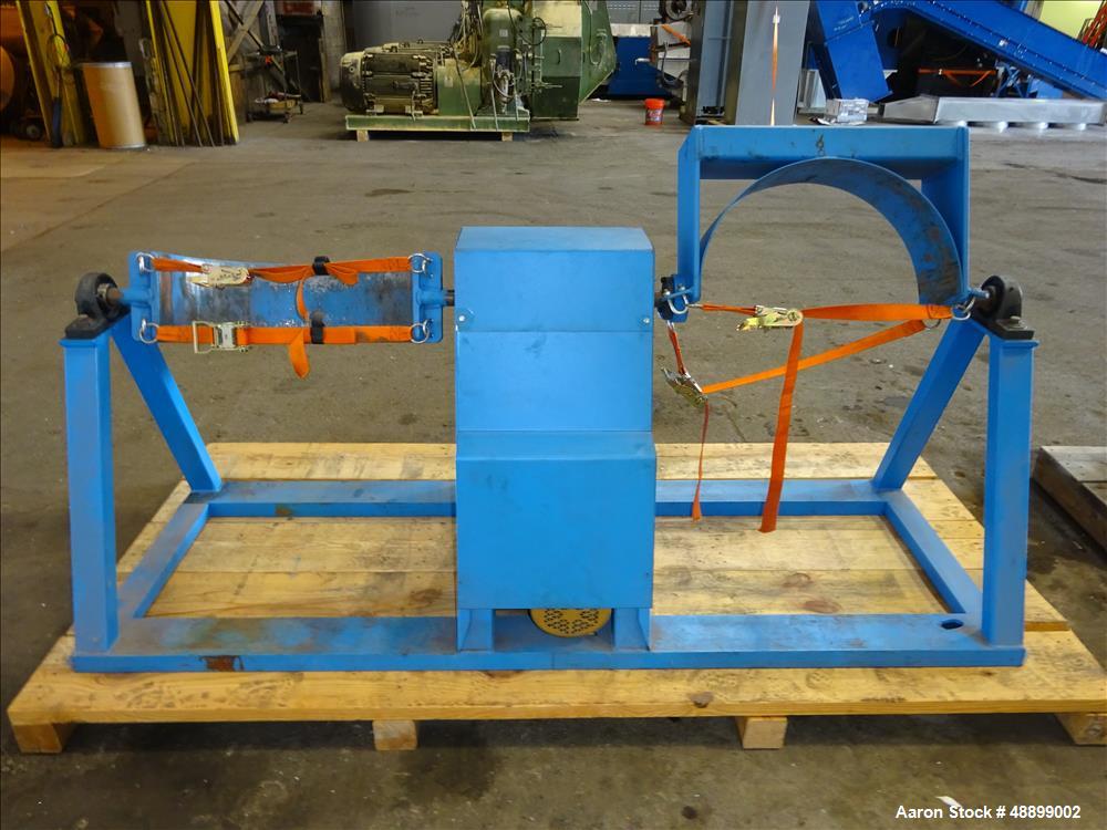 Used- Morse Drum Dumper, Model 2-300-3-460, 800 pounds full capacity