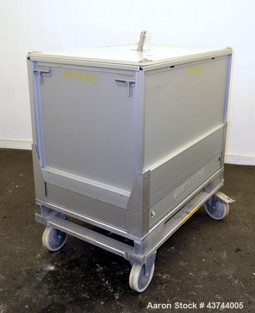 Used Aluminum Stedim Palletank For Shipping, Model PLT 500 ALU