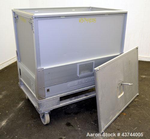 Used Aluminum Stedim Palletank For Shipping, Model PLT 500 ALU