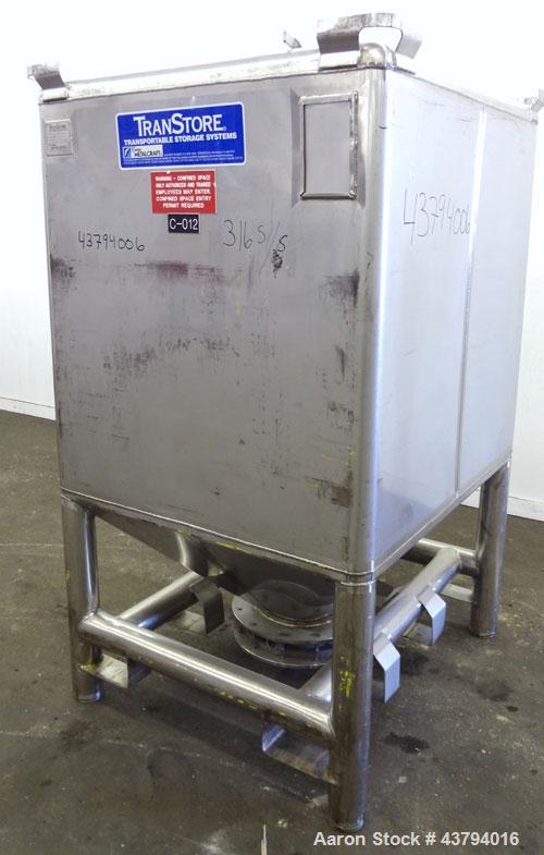 Used Stainless Steel Custom Metalcraft TransStore Transportable Powder Tote, Model 512701