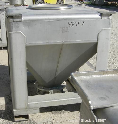 USED Tote Systems tote bin, 35 cubic feet, 304 s