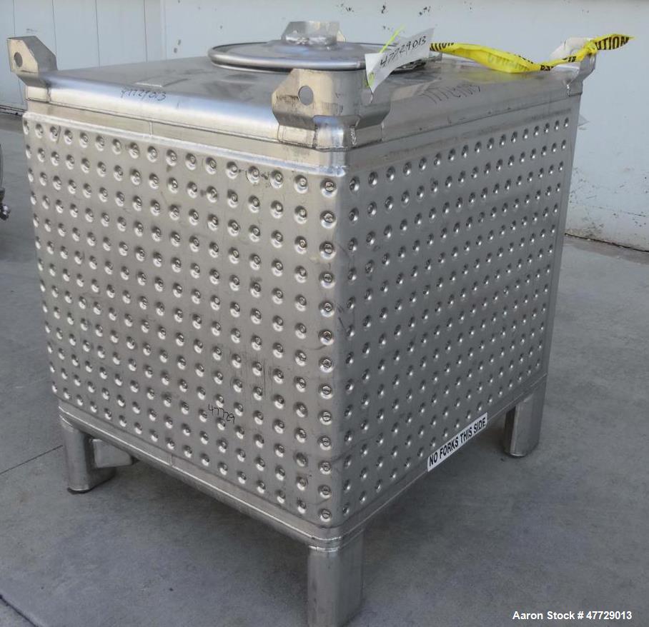 Used Custom Metalcraft Transtore Dimple Jacketed Stainless Steel Tote