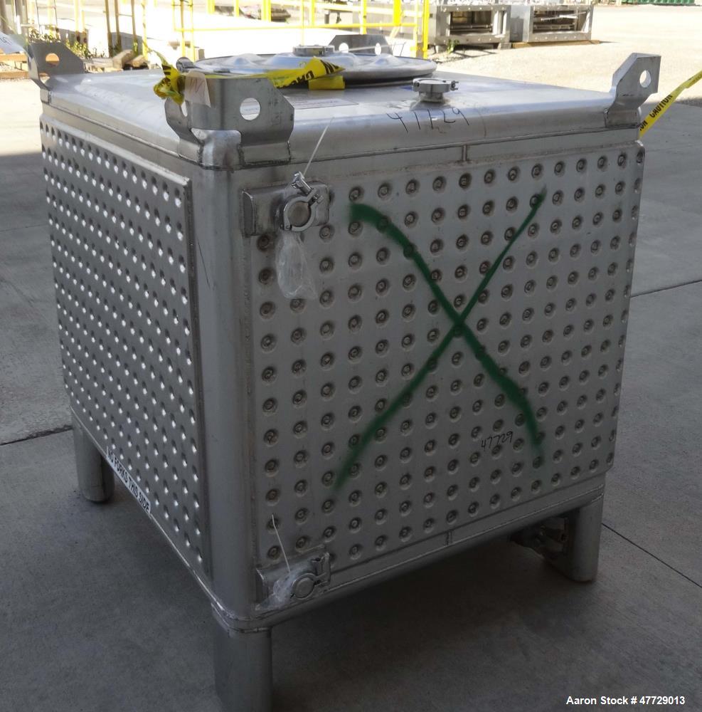 Used Custom Metalcraft Transtore Dimple Jacketed Stainless Steel Tote