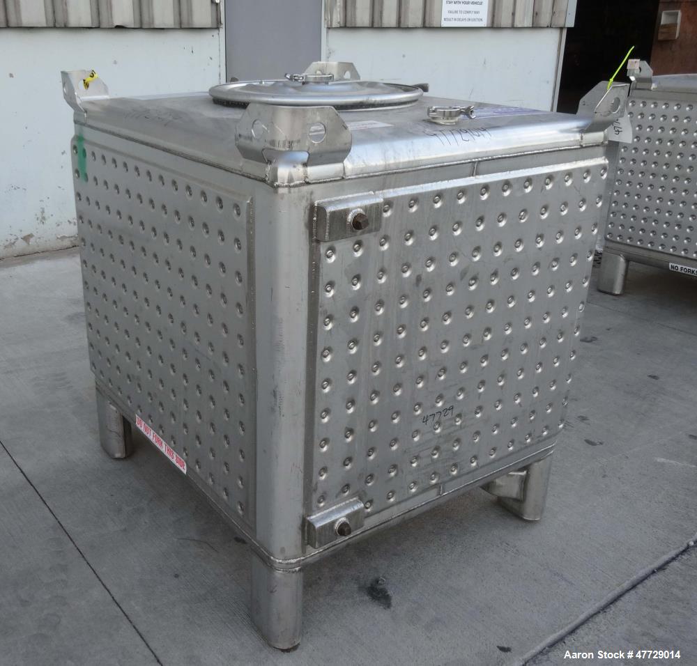 Used Custom Metalcraft Transtore Dimple Jacketed Stainless Steel Tote