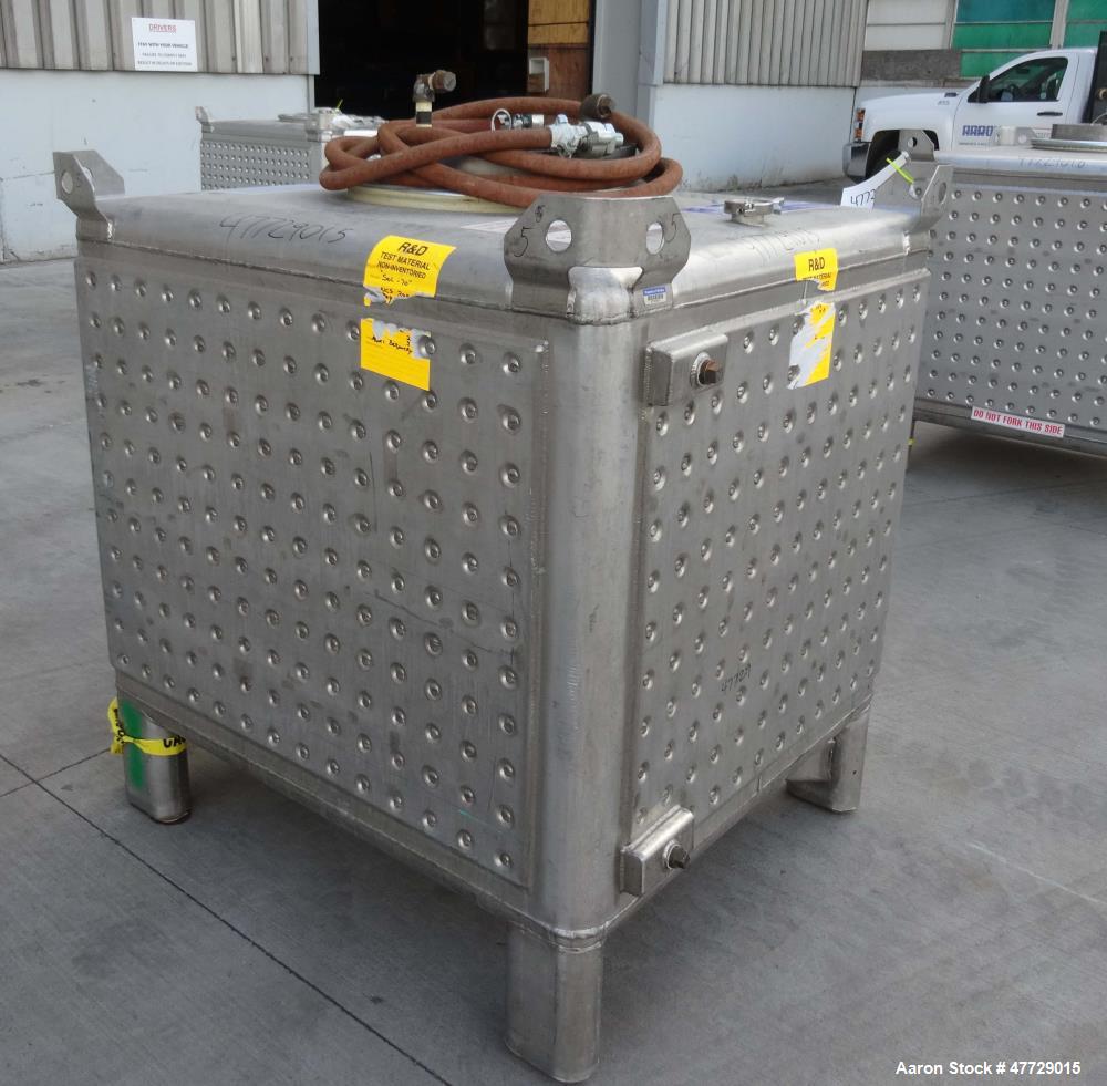 Used-Custom Metalcraft Transtore Dimple Jacketed Stainless Steel Tote