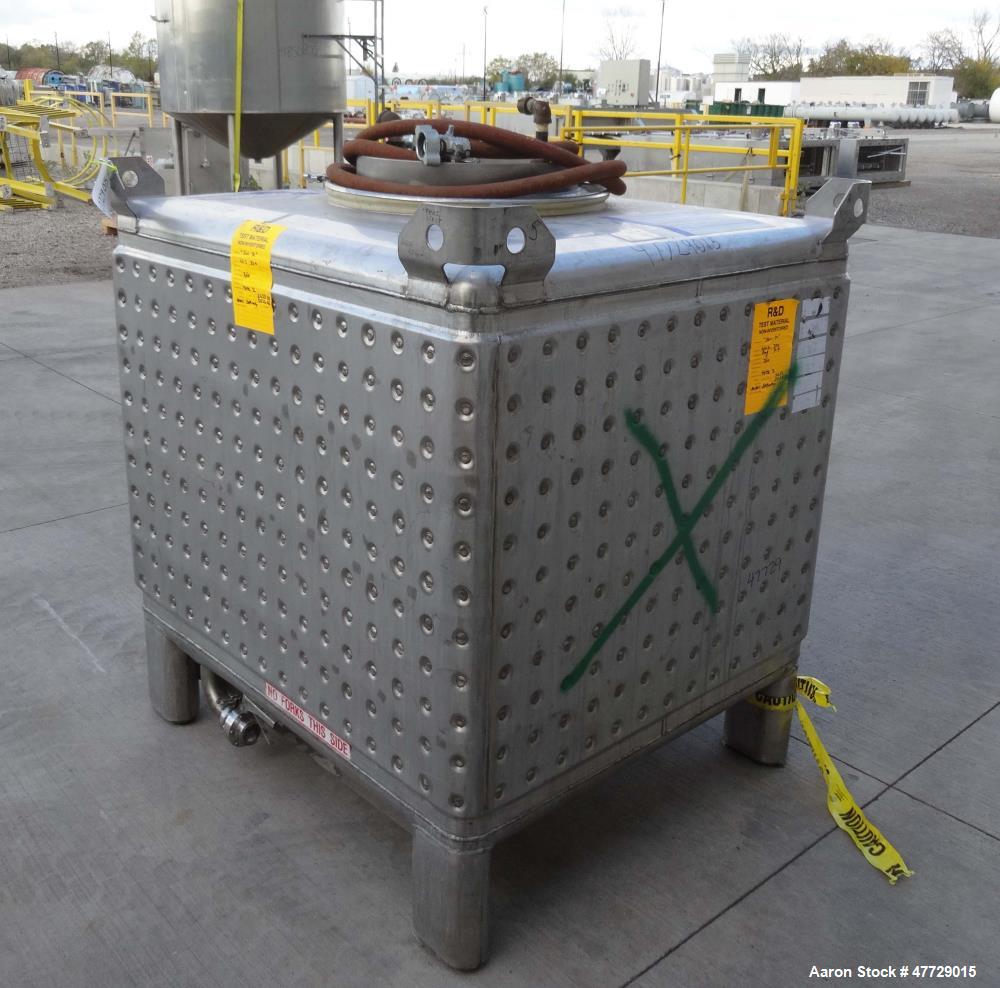 Used-Custom Metalcraft Transtore Dimple Jacketed Stainless Steel Tote