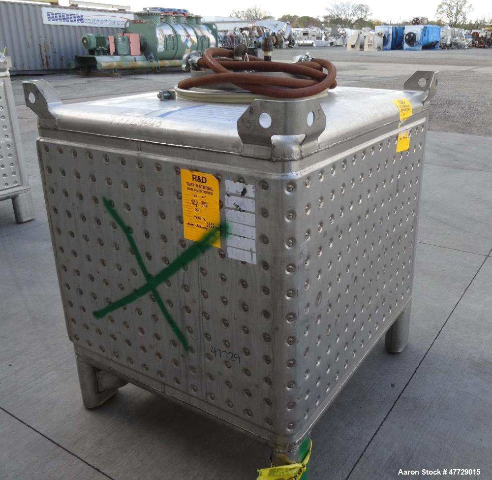 Used Custom Metalcraft Transtore Dimple Jacketed Stainless Steel Tote