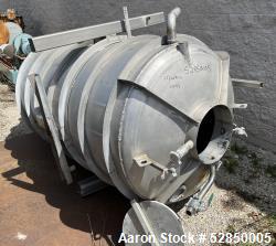 Storage Tank, Approximately 600 Gallon Capacity, 304 Stainless Steel