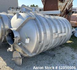 Storage Tank, Approximately 600 Gallon Capacity, 304 Stainless Steel