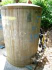 Used- Mohawk Liquid Tote Bin, 66 cubic feet (500 gallon), 304 Stainless steel. 48