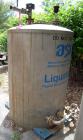 Used- Mohawk Liquid Tote Bin, 66 cubic feet (500 gallon), 304 Stainless steel. 48