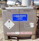 Used Hoover Group Liquid Tote Bin, 46.77 cubic feet (350 gallon), 304 stainless steel. 42