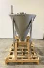 Unused- Schlueter Eductor / Pump Hopper, 304 Stainless Steel, Vertical. Approximate 36