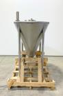 Unused- Schlueter Eductor / Pump Hopper, 304 Stainless Steel, Vertical. Approximate 36