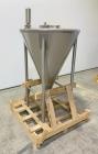 Unused- Schlueter Eductor / Pump Hopper, 304 Stainless Steel, Vertical. Approximate 36