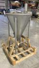 Unused- Schlueter Eductor / Pump Hopper, 304 Stainless Steel, Vertical. Approximate 36