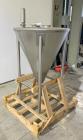 Unused- Schlueter Eductor / Pump Hopper, 304 Stainless Steel, Vertical. Approximate 36