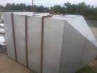 Used Stainless Steel Hopper/Bin. 12' x 12' wide x 16' long. Outside support constructed of mild steel.