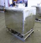 Used- WFI Water Tote Bin, Approximate 45 Cubic Feet, 316L Stainless Steel. Approximate 48