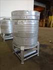 Used- Theresa Friedman & Sons Tote Bin, 800 Liter, 28 Cubic Feet, 304 Stainless 