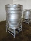 Used Theresa Friedman & Sons Tote Bin, 800 Liter, 28 Cubic Feet, 304 Stainless 