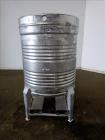 Used- Theresa Friedman & Sons Tote Bin, 800 Liter, 28 Cubic Feet, 304 Stainless