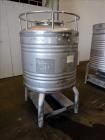 Used Automationstechnik Tote Bin, 800 Liter, 28 Cubic Feet, 304 Stainless Steel