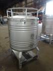 Used Eurocont Tote Bin, 800 Liter, 28 Cubic Feet, 304 Stainless Steel, Vertical