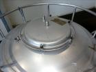 Used Eurocont Tote Bin, 800 Liter, 28 Cubic Feet, 304 Stainless Steel, Vertical