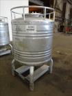 Used Eurostar Tote Bin, 800 Liter, 28 Cubic Feet, 304 Stainless Steel, Vertical