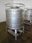 Used Eurostar Tote Bin, 800 Liter, 28 Cubic Feet, 304 Stainless Steel, Vertical