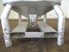 Used Eurostar Tote Bin, 800 Liter, 28 Cubic Feet, 304 Stainless Steel, Vertical