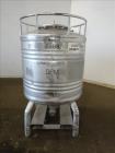 Used Eurocont Tote Bin, 800 Liter, 28 Cubic Feet, 304 Stainless Steel, Vertical