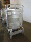 Used Eurocont Tote Bin, 800 Liter, 28 Cubic Feet, 304 Stainless Steel, Vertical